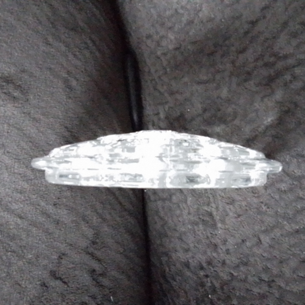 Clear Glass Flower Frog 5" 16 Hole - Picture 2 of 4